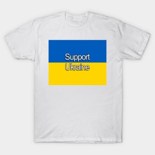 Pray Peace Save Ukraine Flag T-Shirt